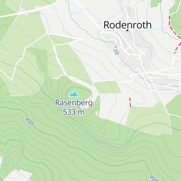 Map of Rasenberghütte