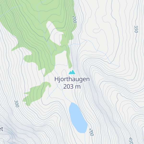 Map of Hjorthaugen