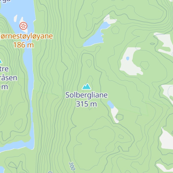 Map of Solbergliane