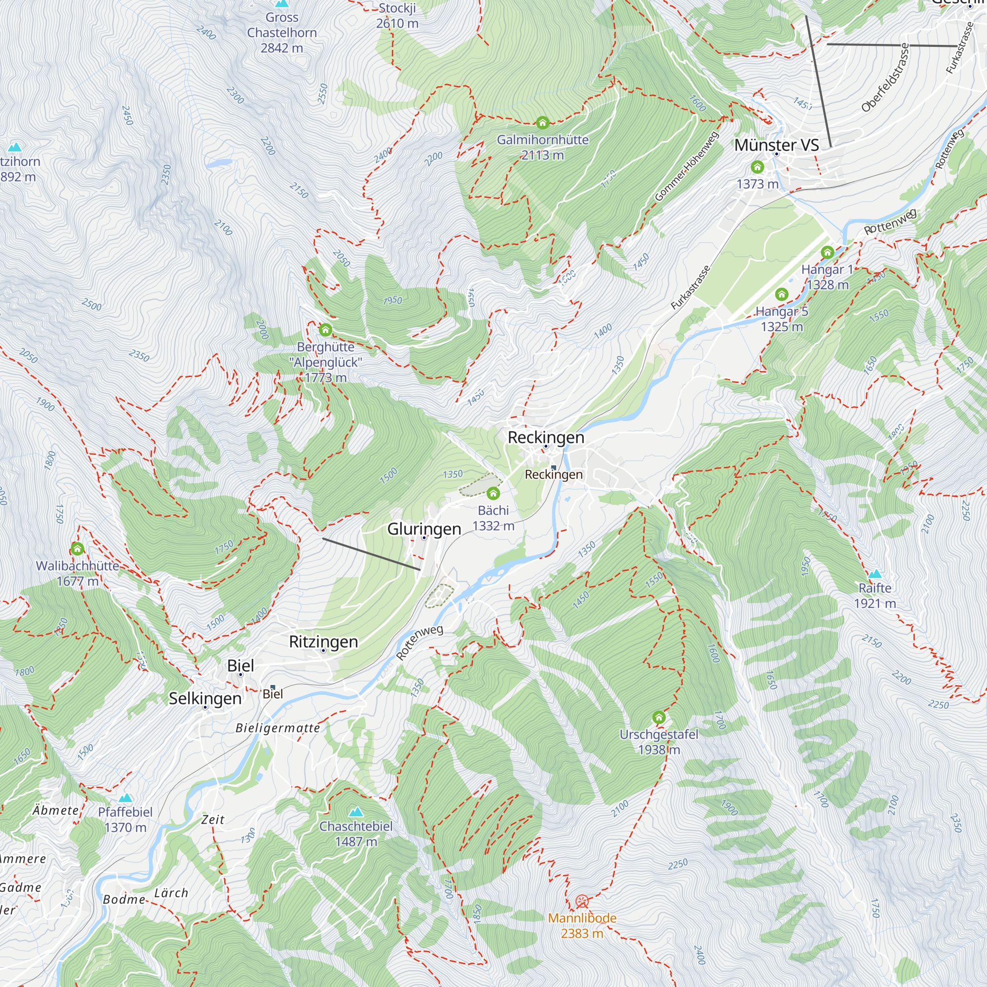 Bächi map