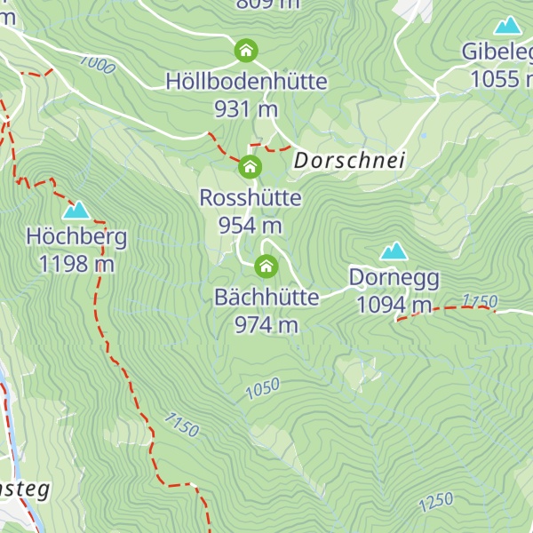 Map of Bächhütte