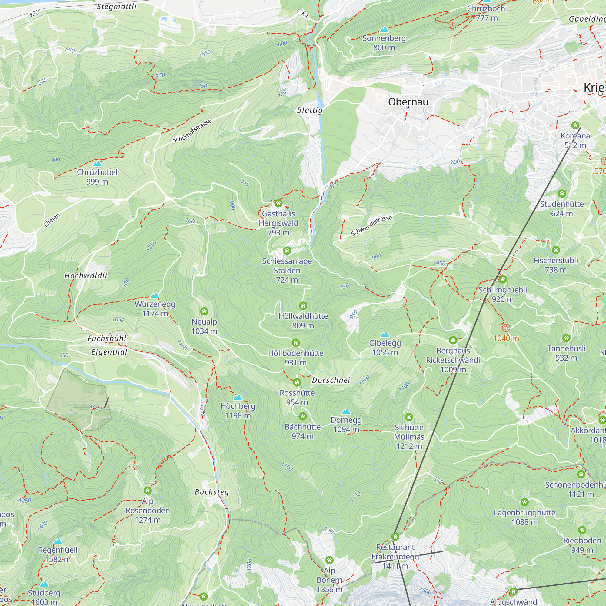 Höllhütte map