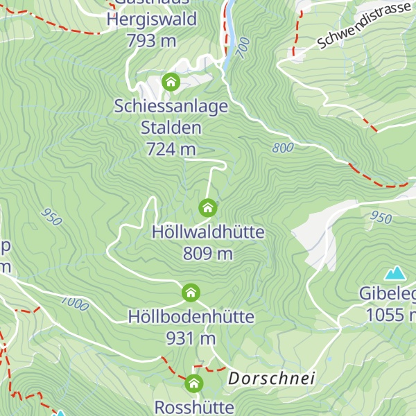 Map of Höllwaldhütte