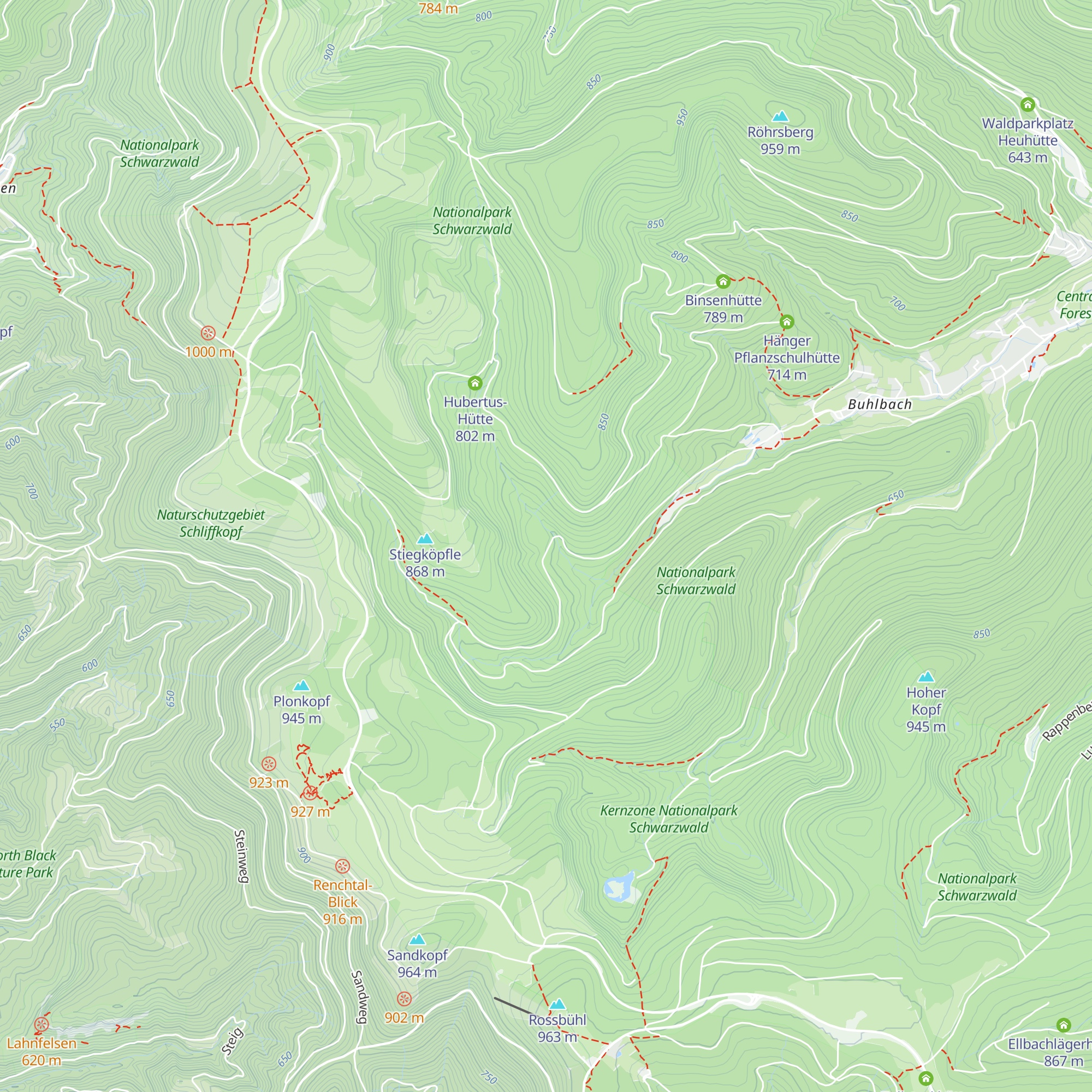 Wolfighütte map