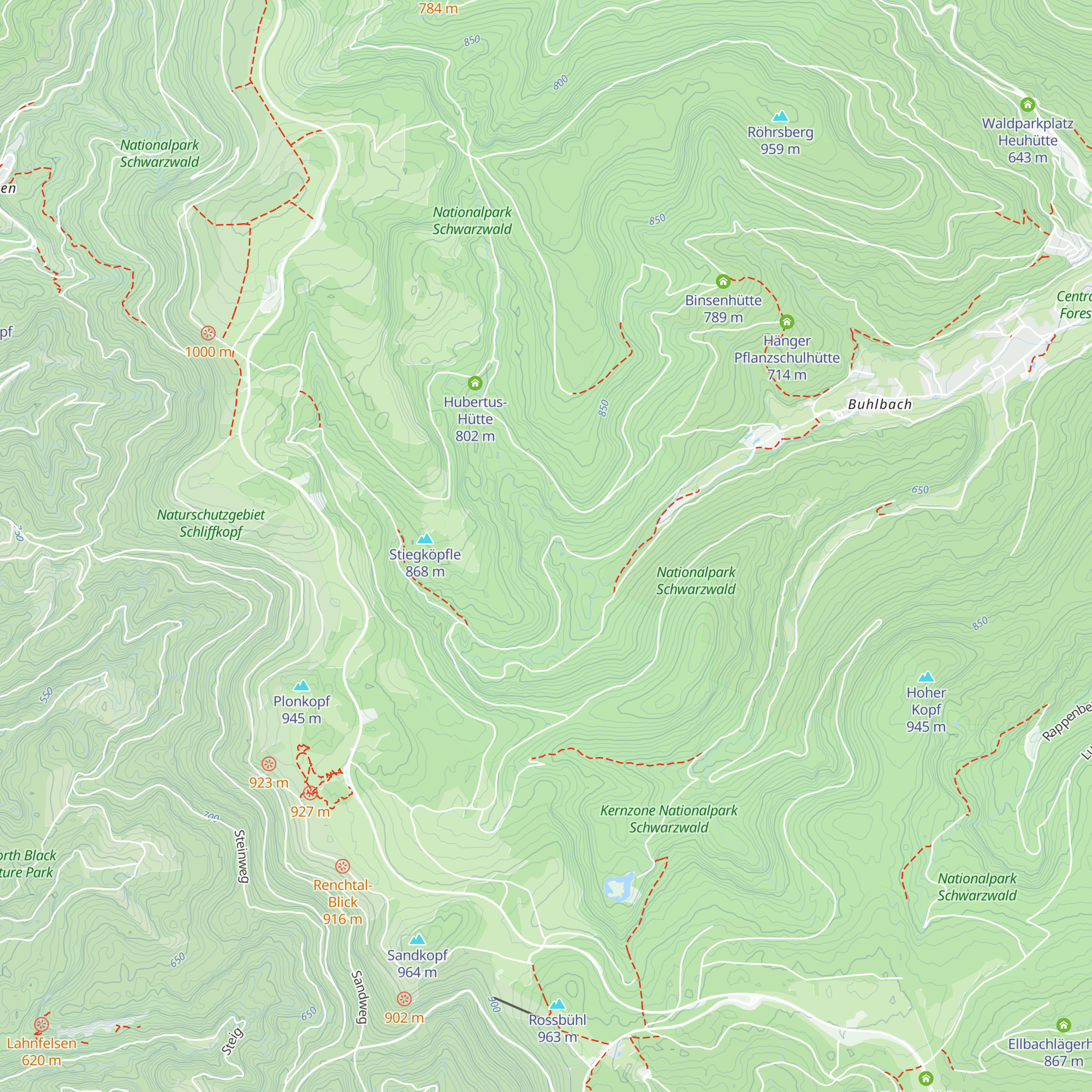 Wolfighütte map