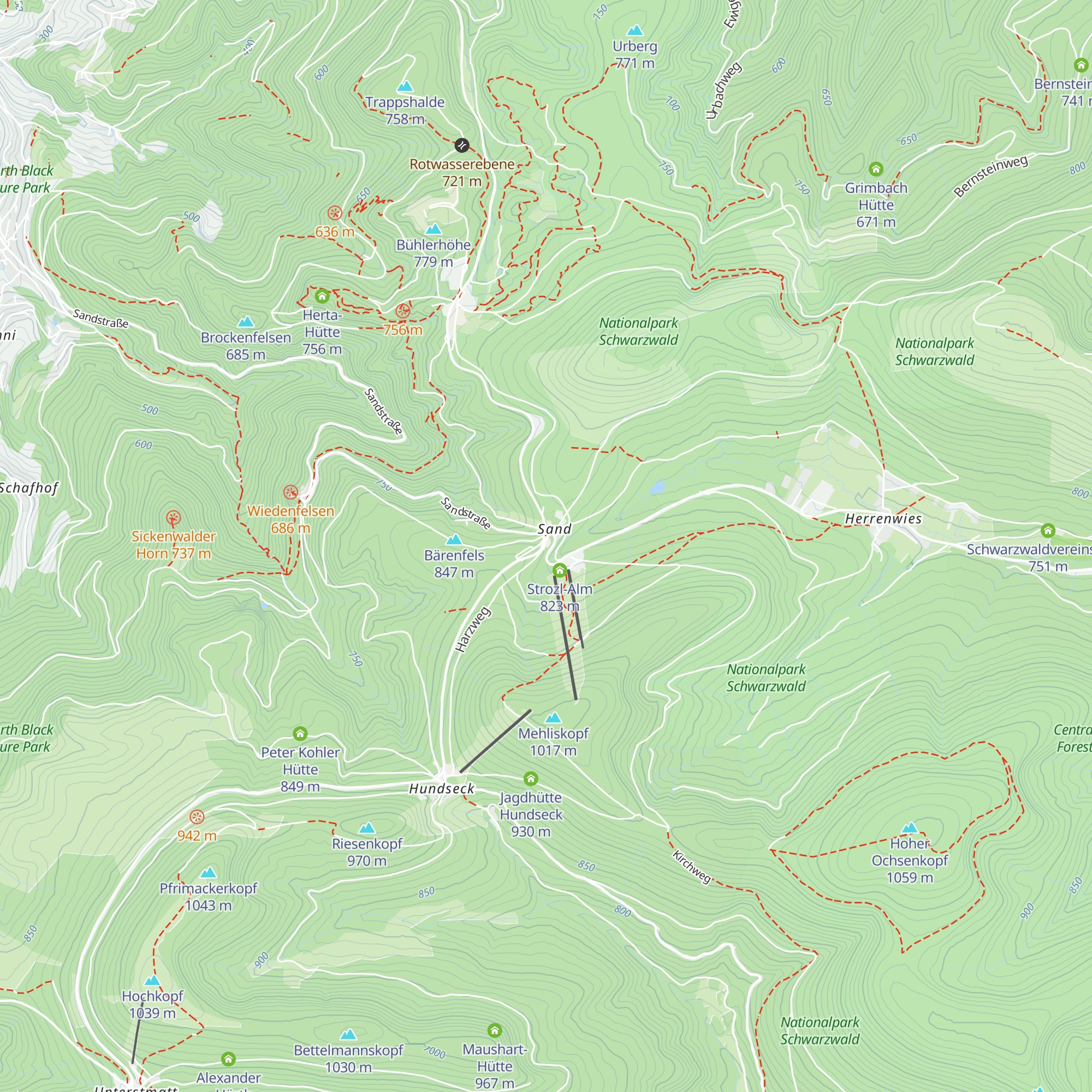 Förster Meier Hütte map