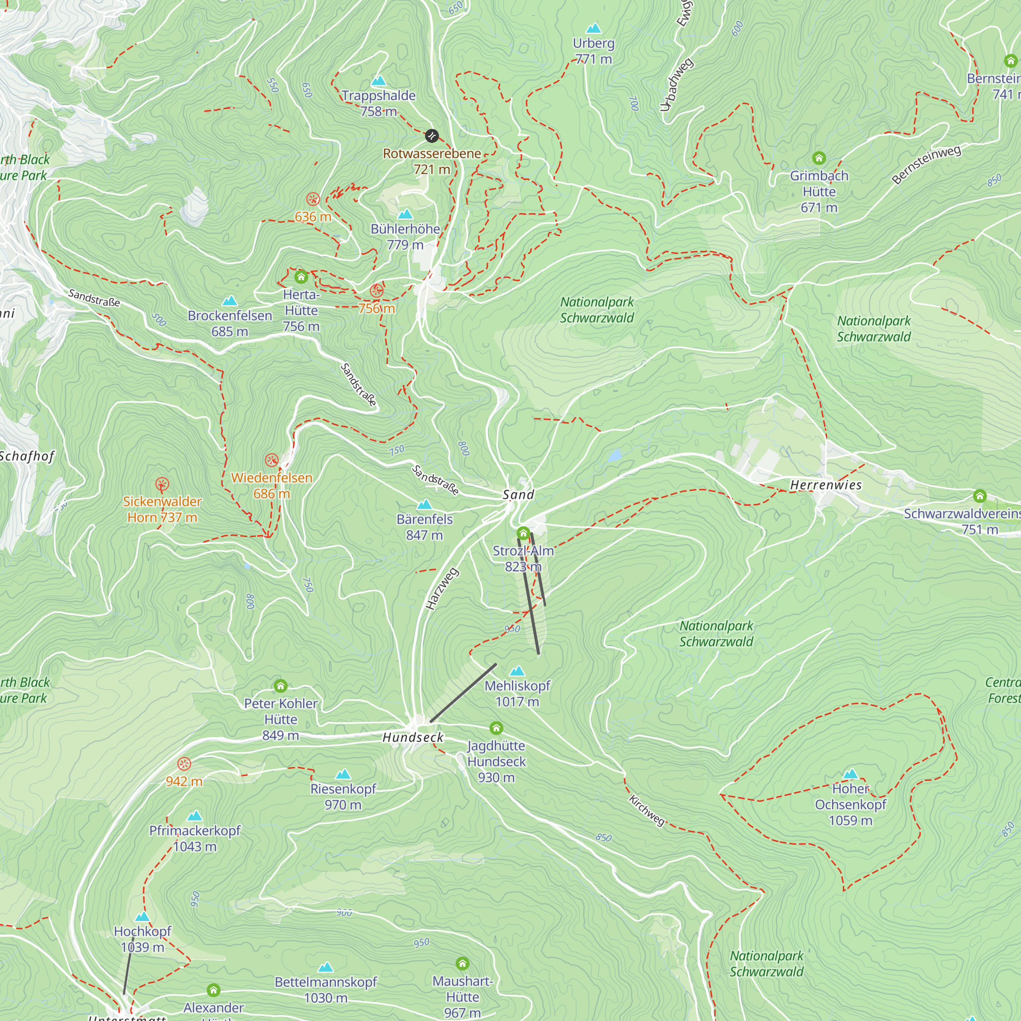 Förster Meier Hütte map