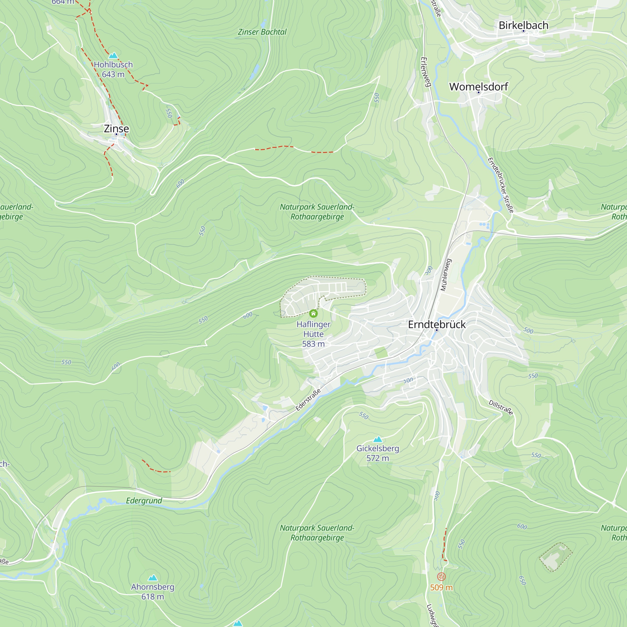 Haflinger Hütte map