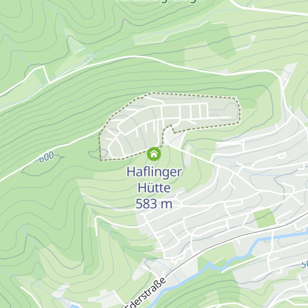 Map of Haflinger Hütte