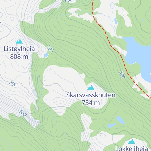 Map of Skarsvasslia