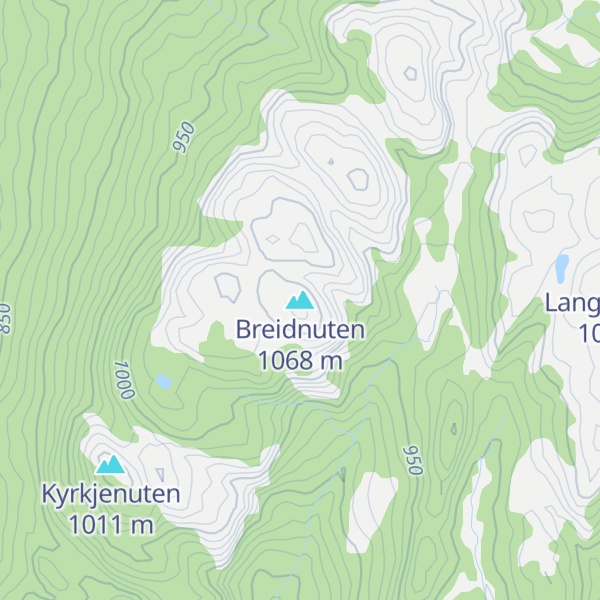 Map of Breidnuten