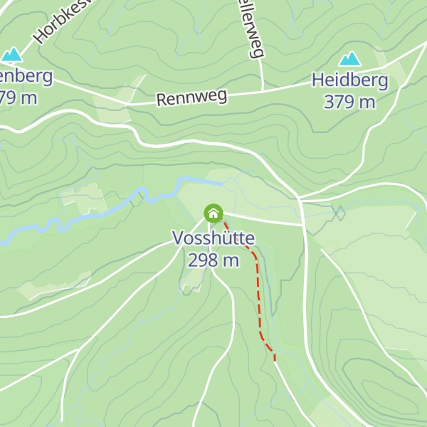 Map of Vosshütte