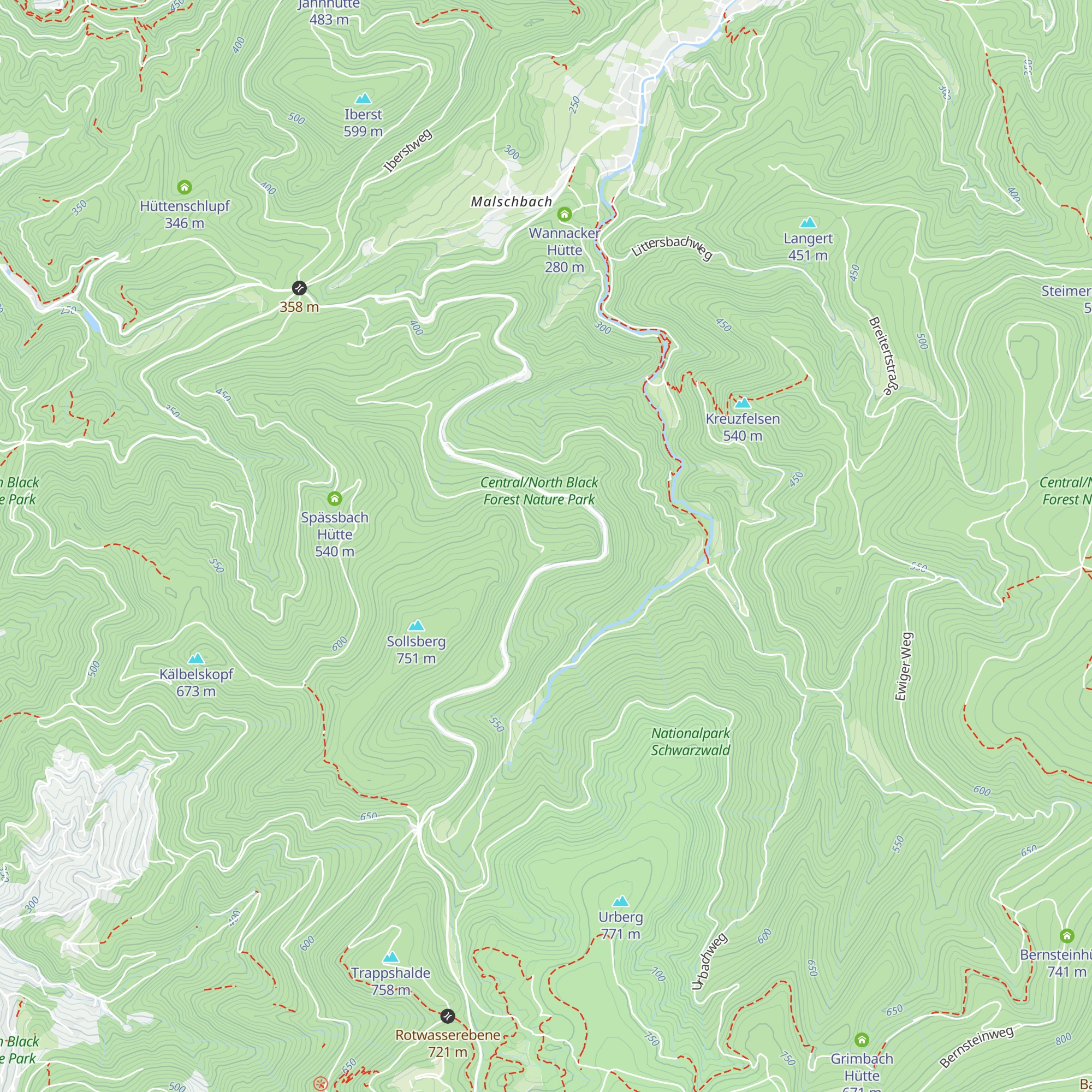 Lanzenkopfhütte map