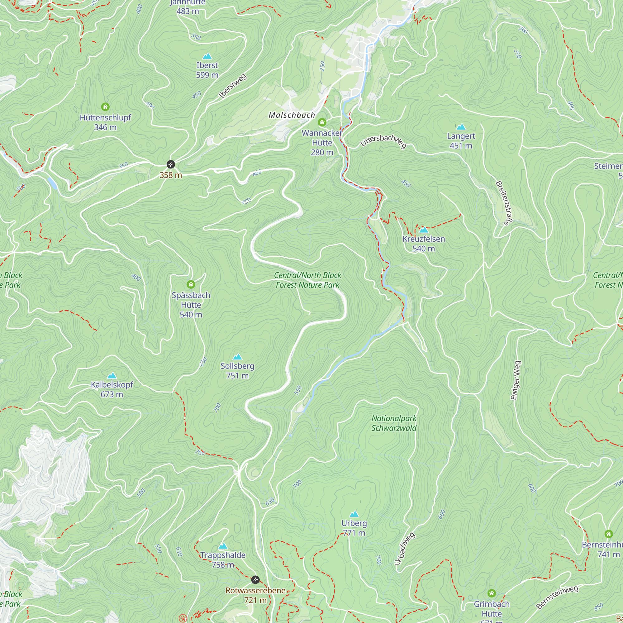 Lanzenkopfhütte map