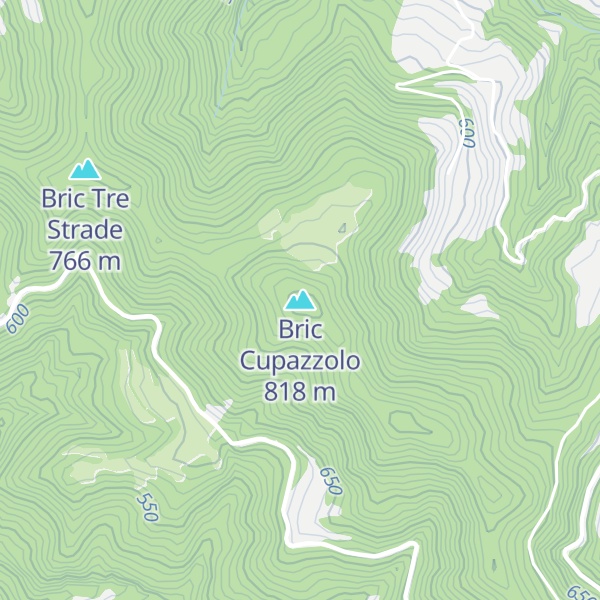 Map of Bric Cupazzolo