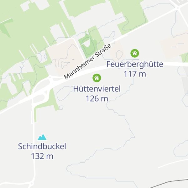 Map of Hüttenviertel