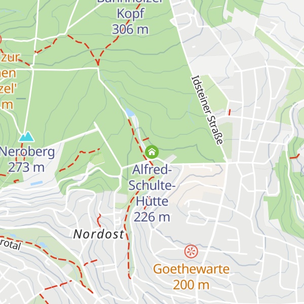 Map of Alfred-Schulte-Hütte