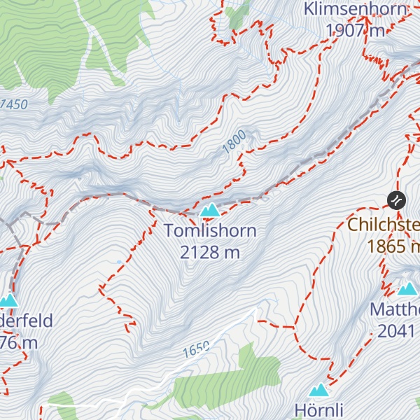 Map of Tomlishorn