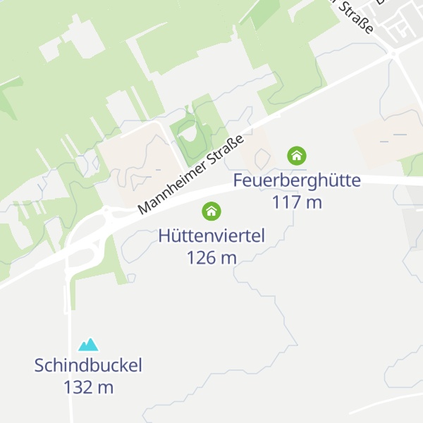 Map of Hüttenviertel