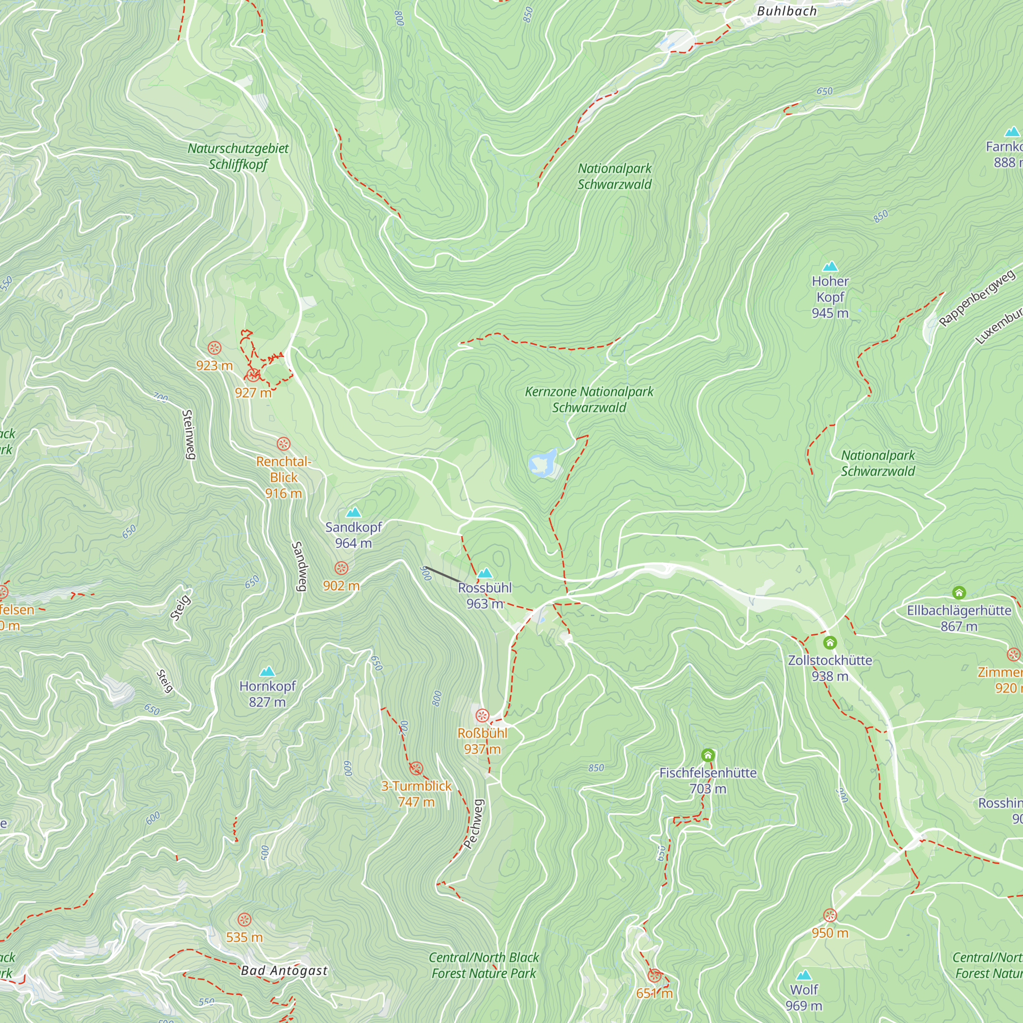 Heimwehhütte map