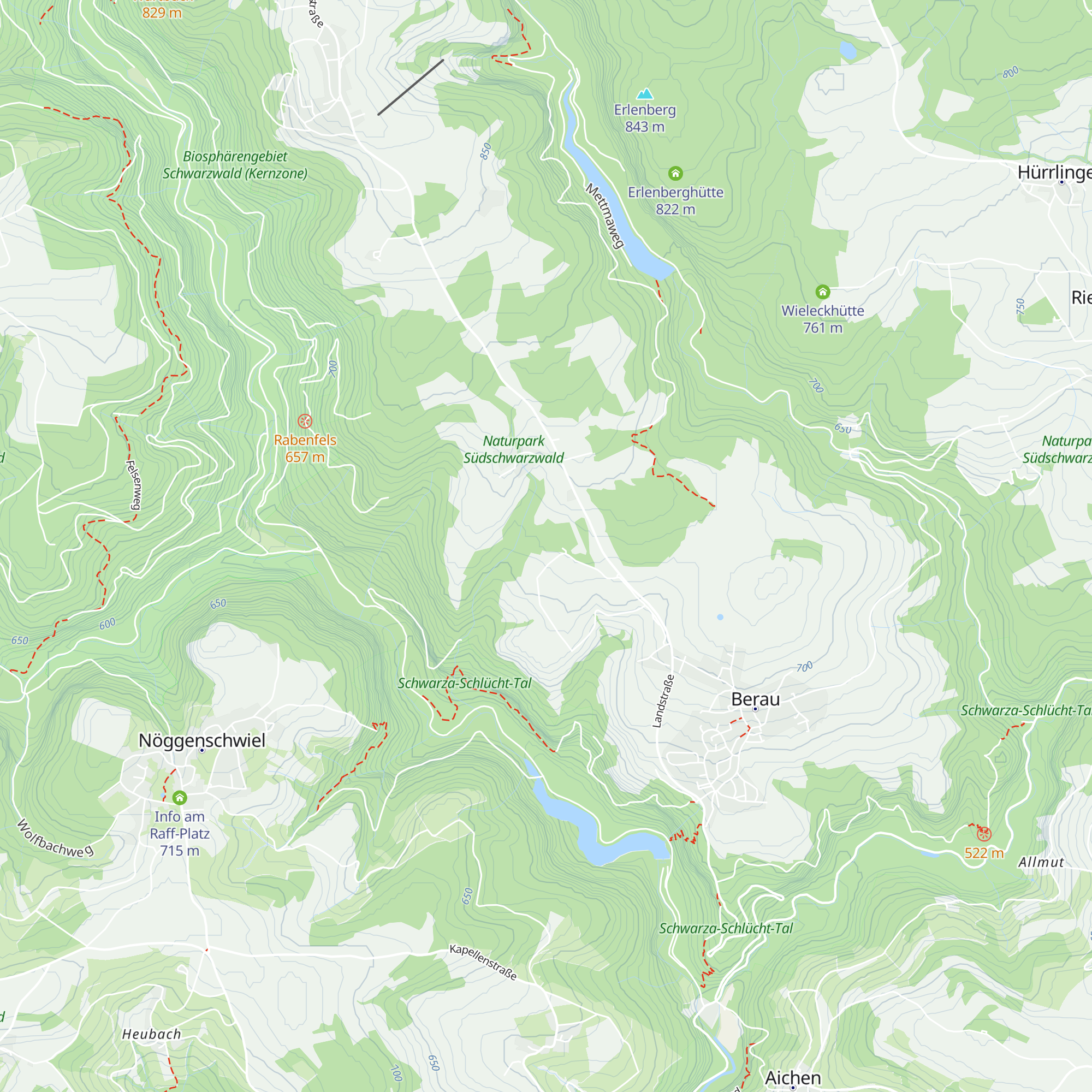 Bruckenholzhütte map