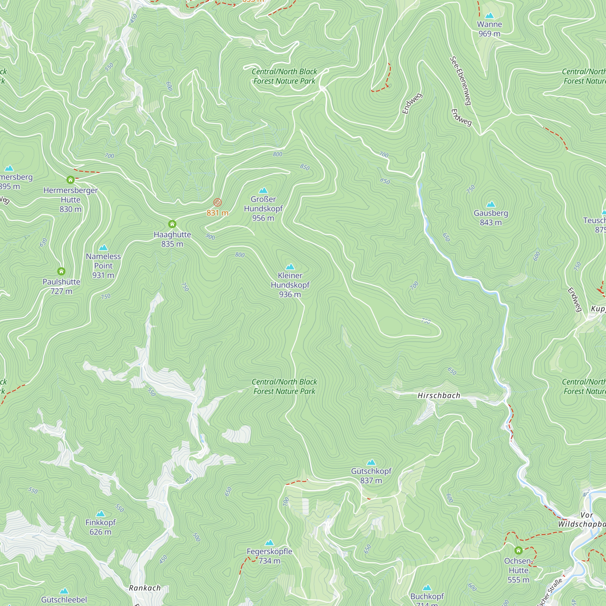 Mooshütte map