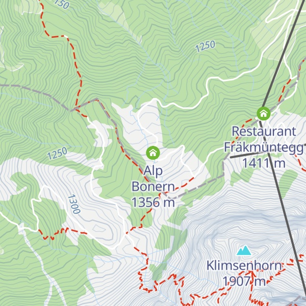 Map of Alp Bonern