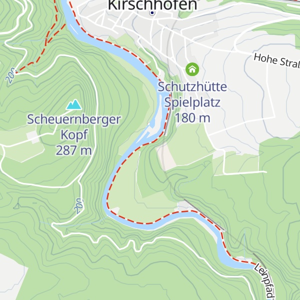 Map of Po10 Schutzhütte Lahnblick