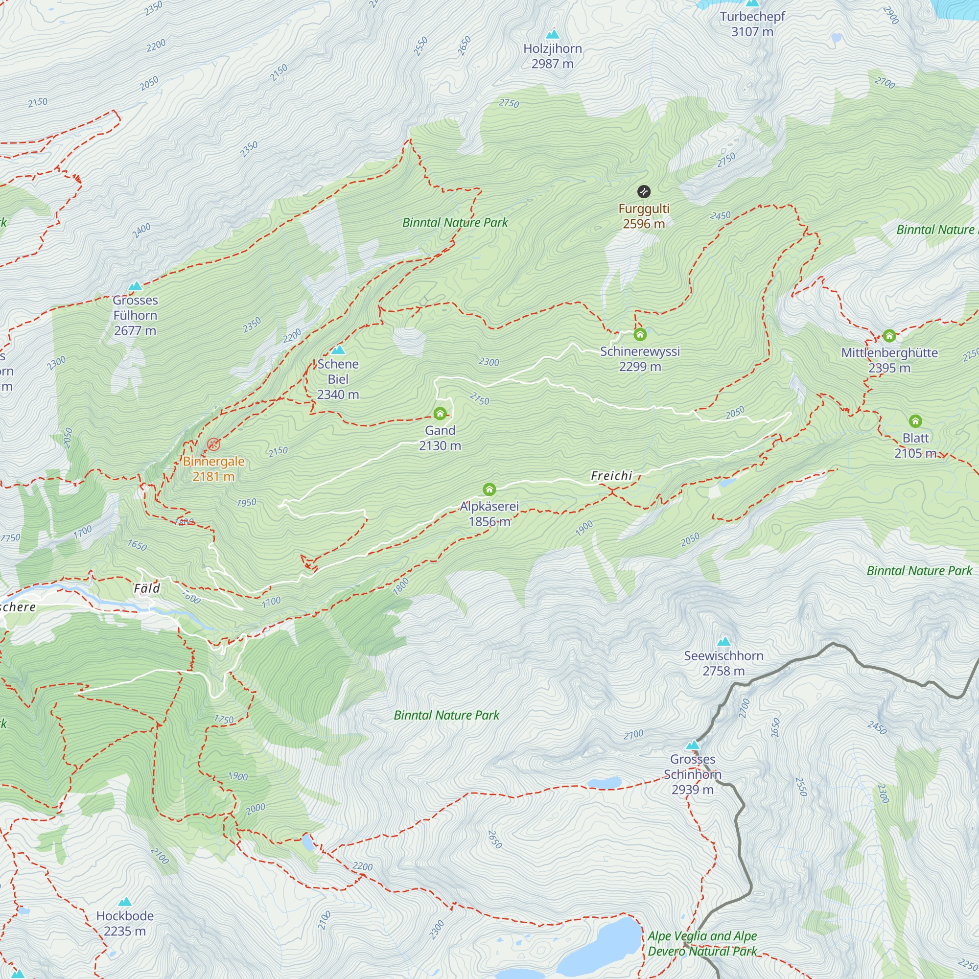 Alpkäserei map