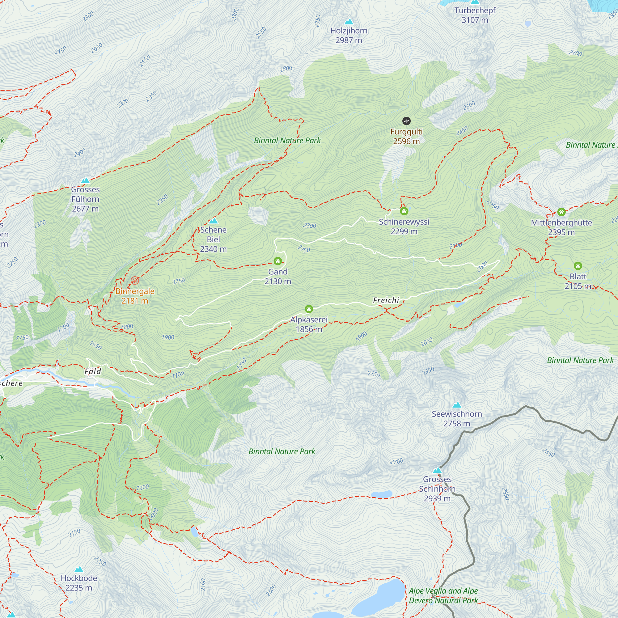 Alpkäserei map