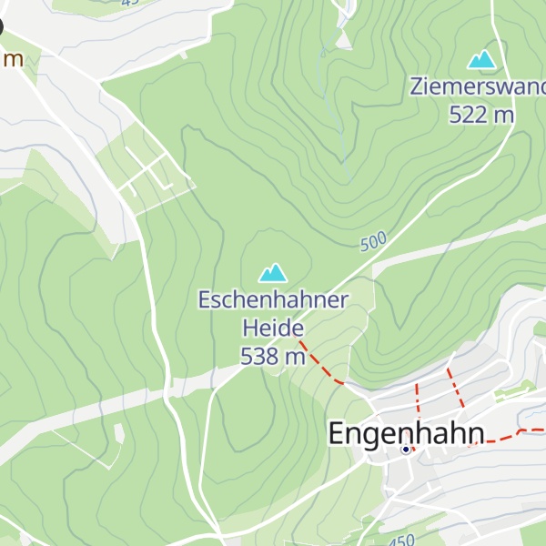 Map of Eschenhahner Heide