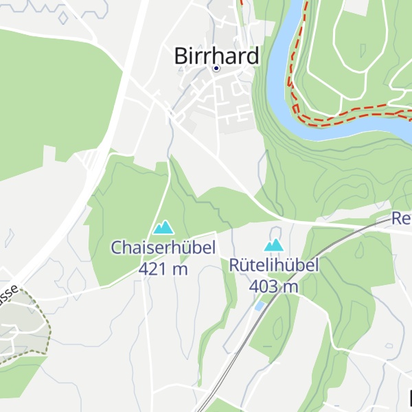 Map of Waldhütte Birrhard