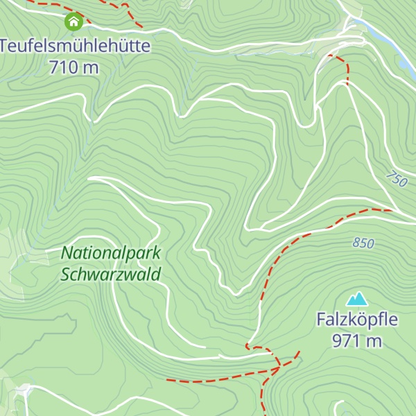 Map of Woteshütte