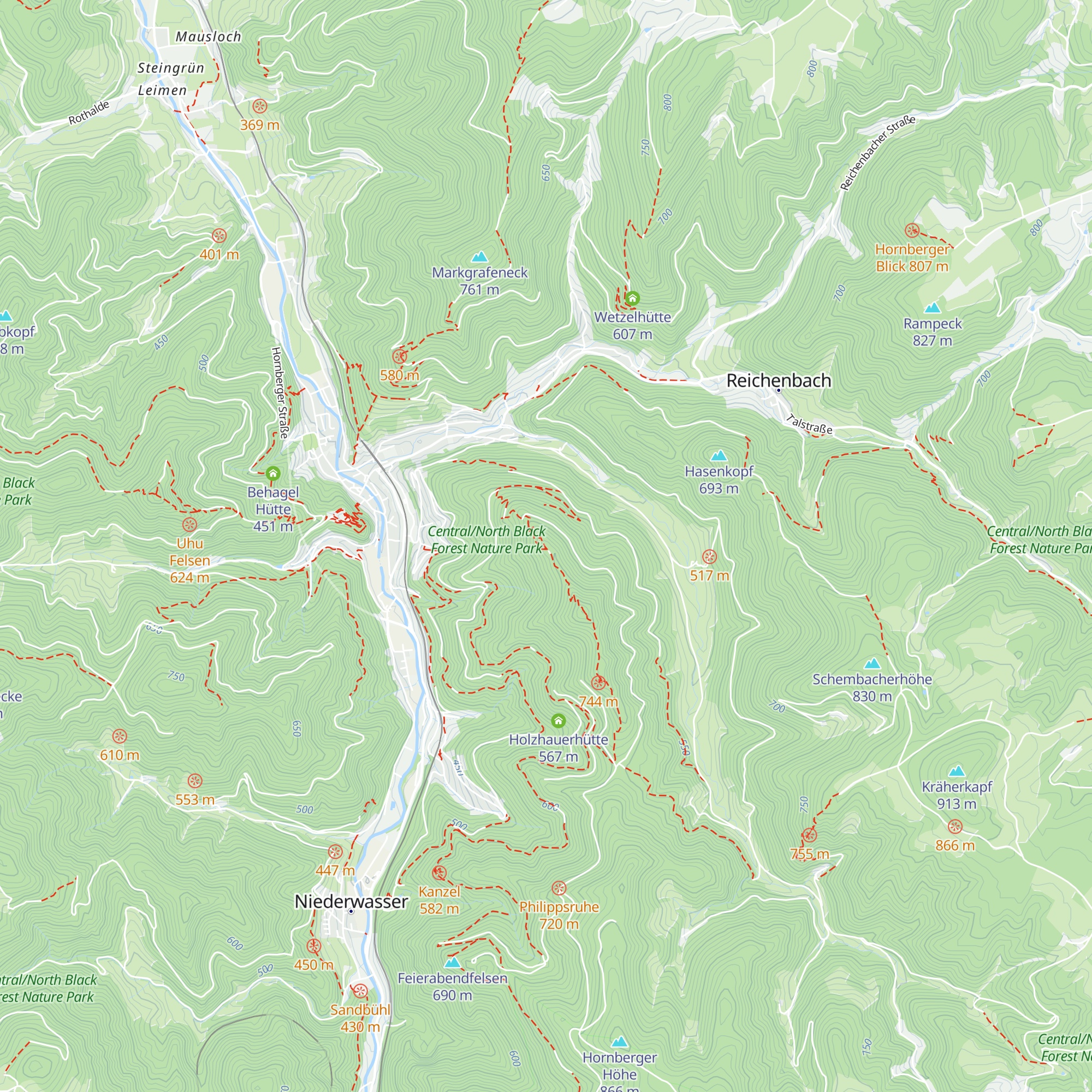 Windeckhütte map