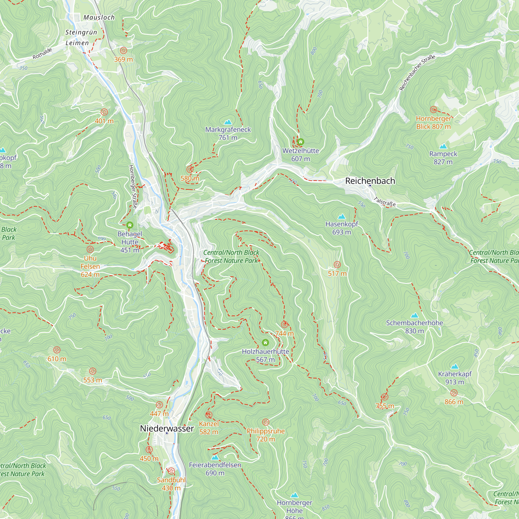Windeckhütte map
