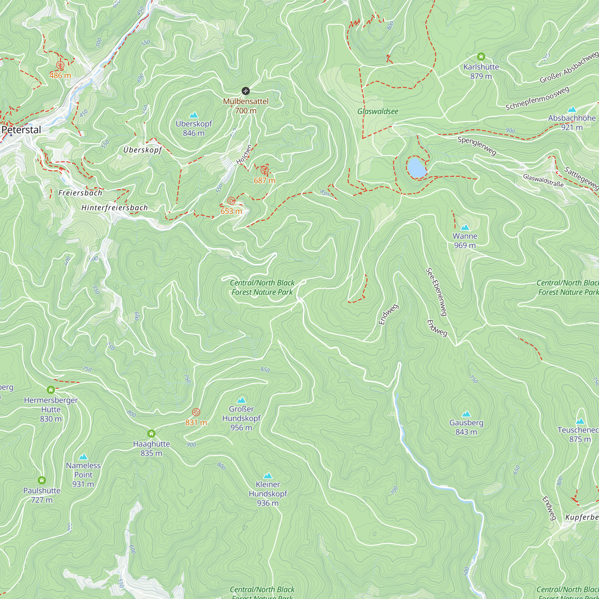 Freiersberger Hütte map