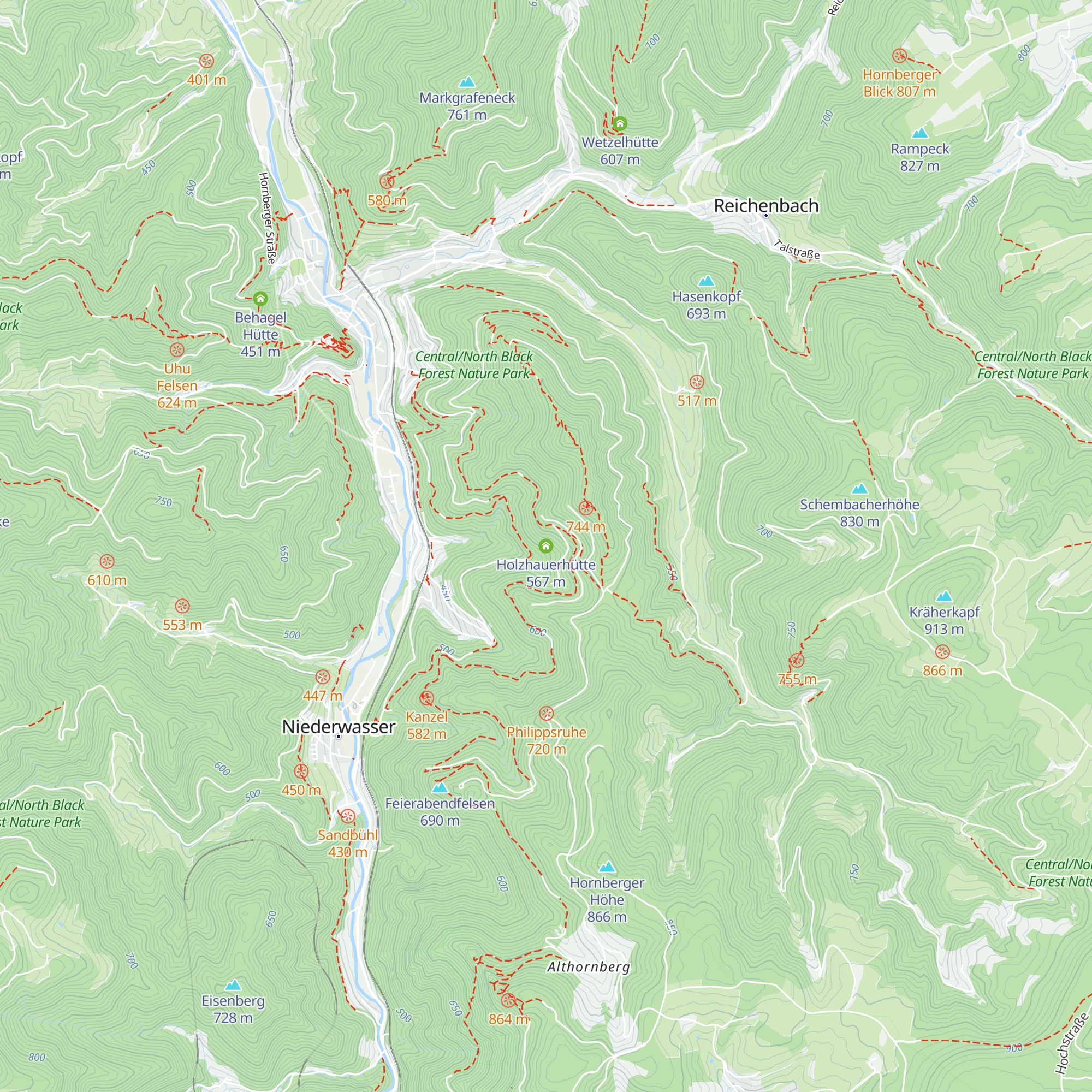 Holzhauerhütte map