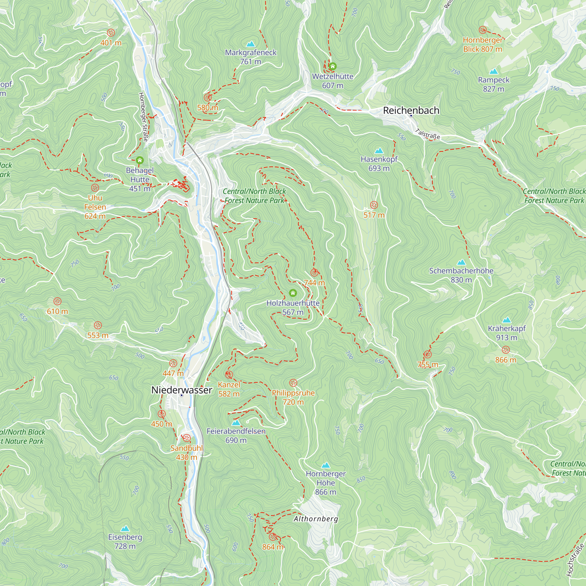 Holzhauerhütte map