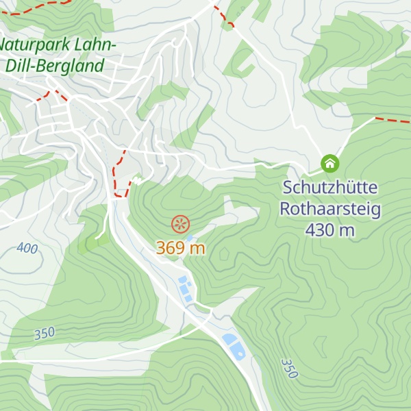 Map of Oranienhütte