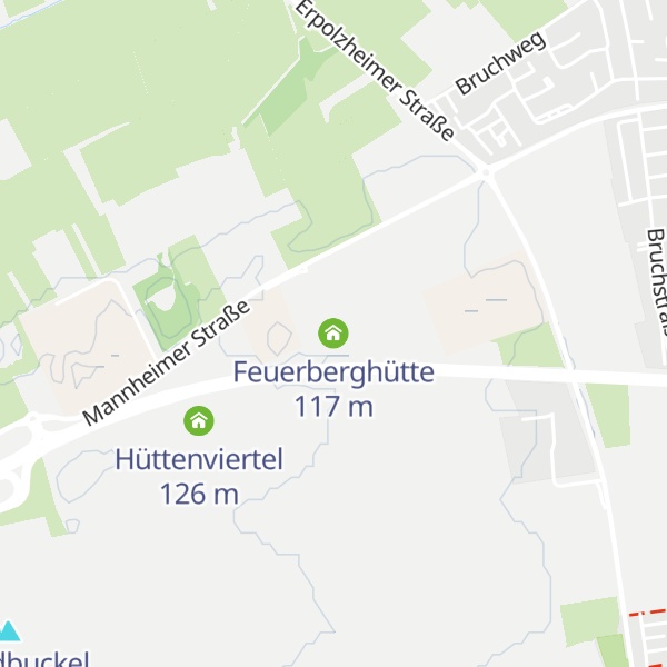 Map of Feuerberghütte