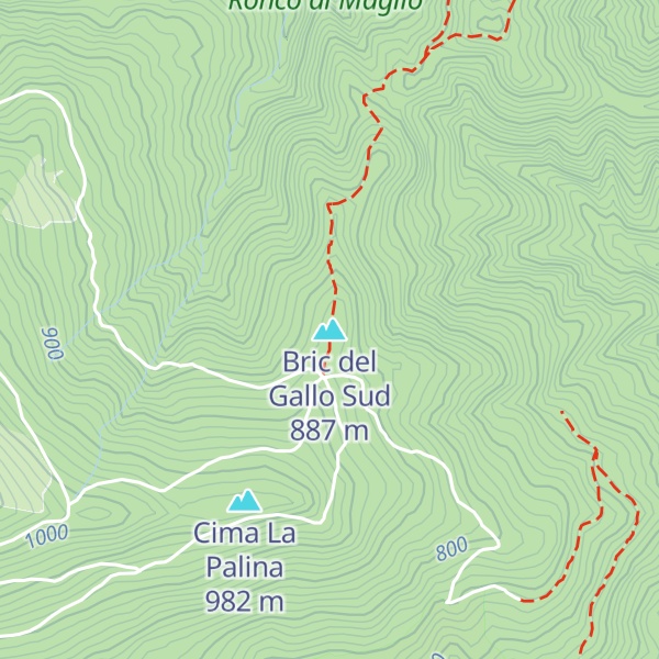 Map of Bric del Gallo Sud