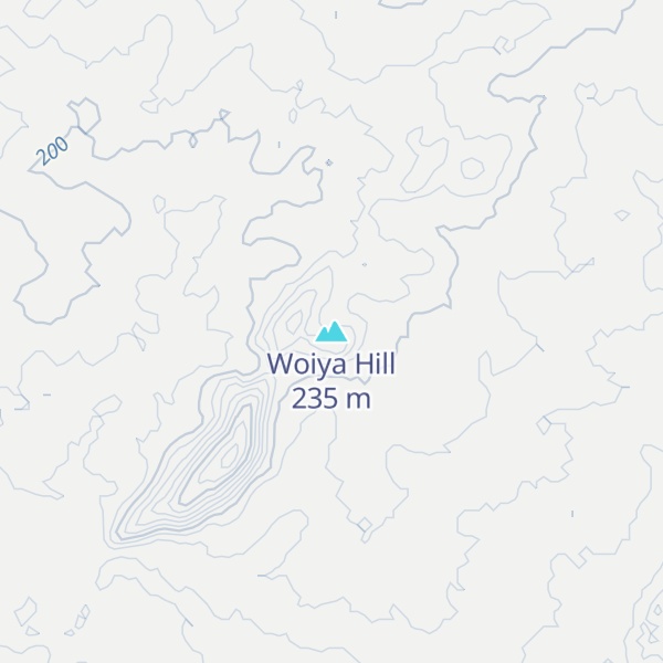 Map of Woiya Hill