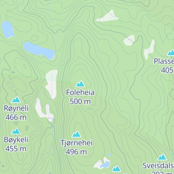 Map of Foleheiknatten