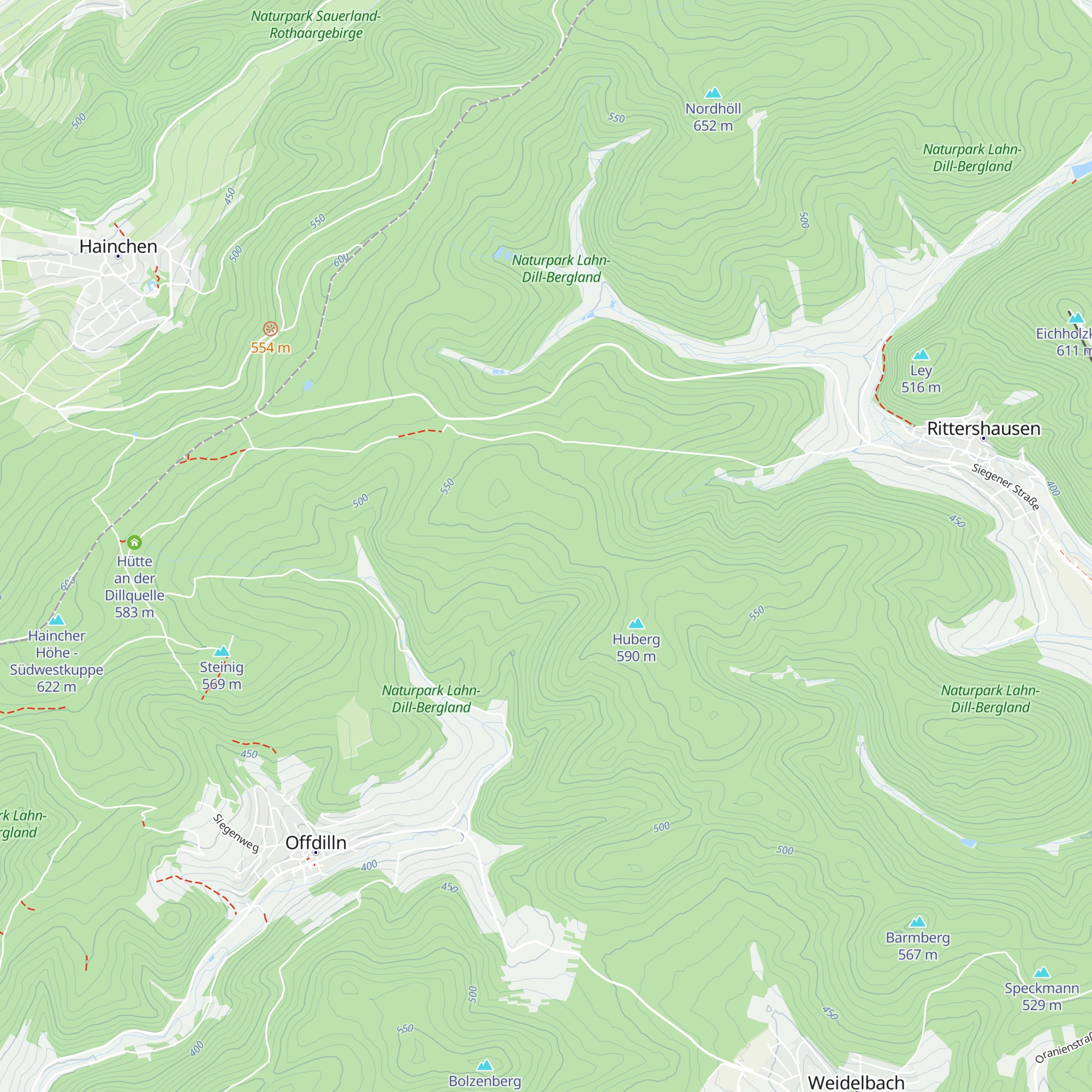 Auerhahnhütte map