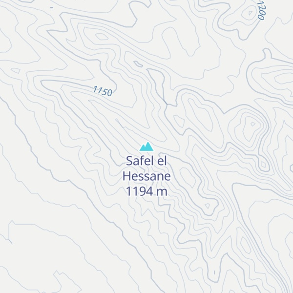 Map of Safel el Hessane