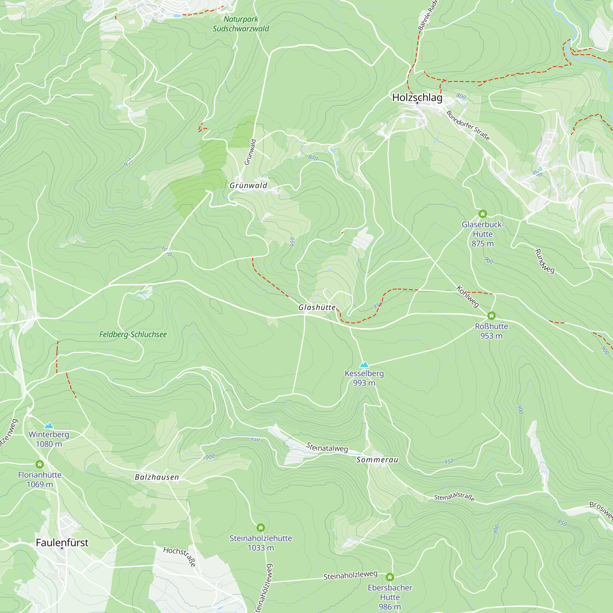 Höhenpension Glashütte map