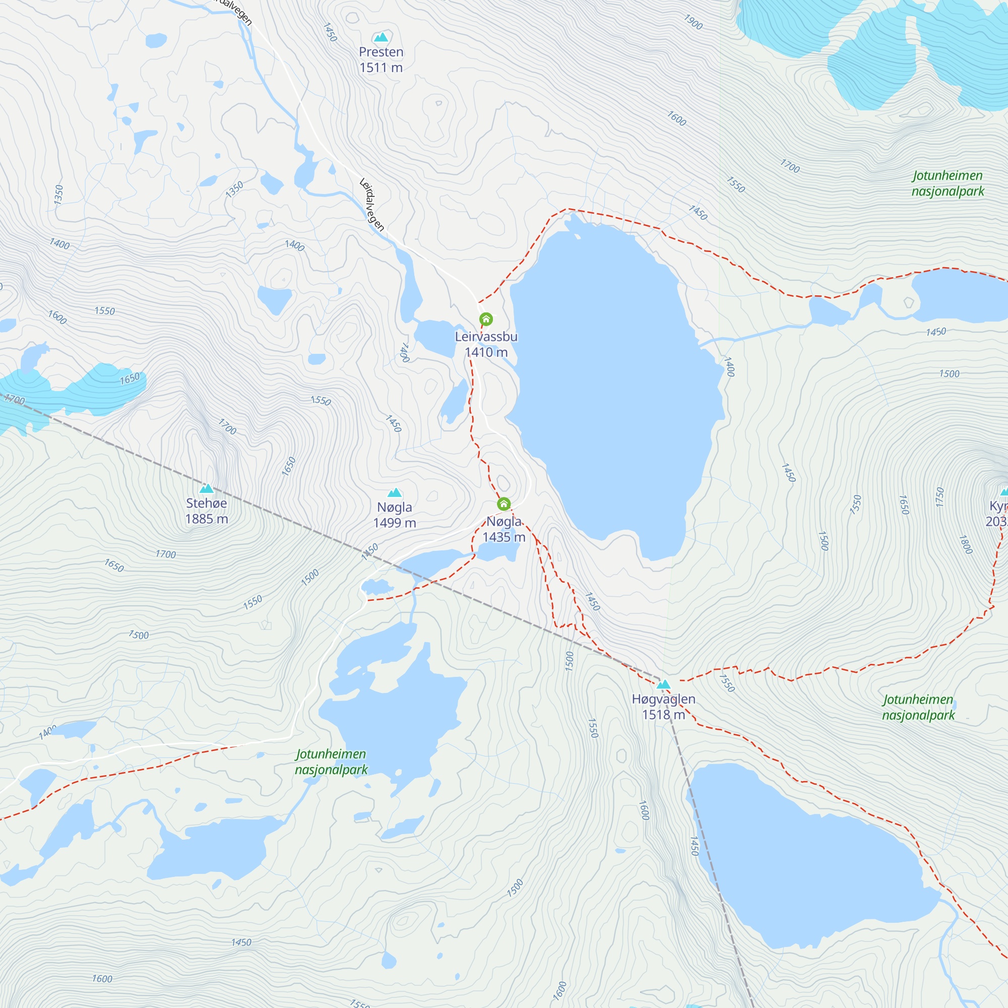 Nøgla map