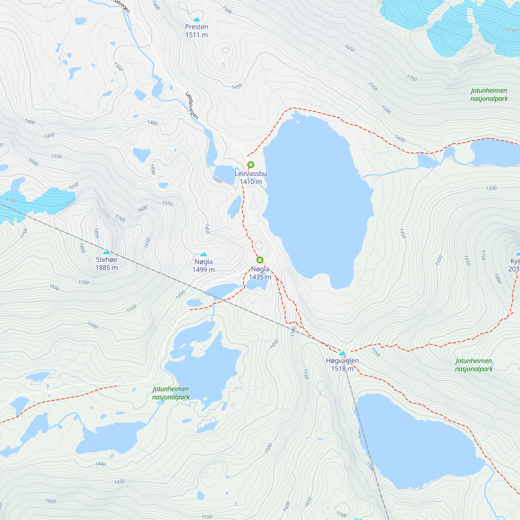 Nøgla map