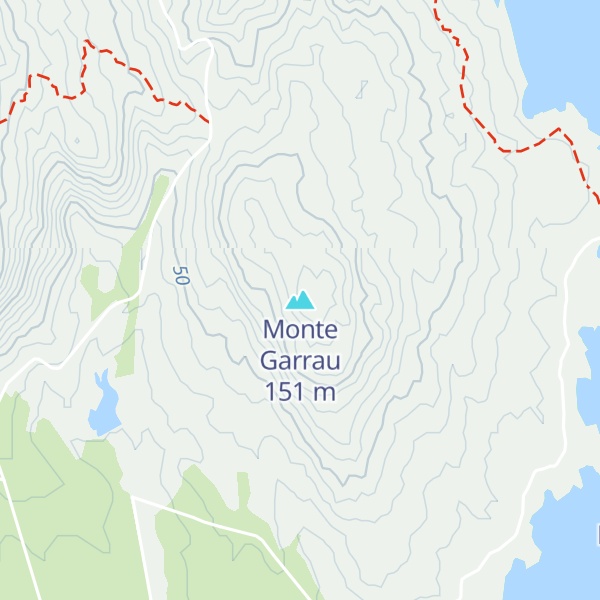 Map of Monte Garrau