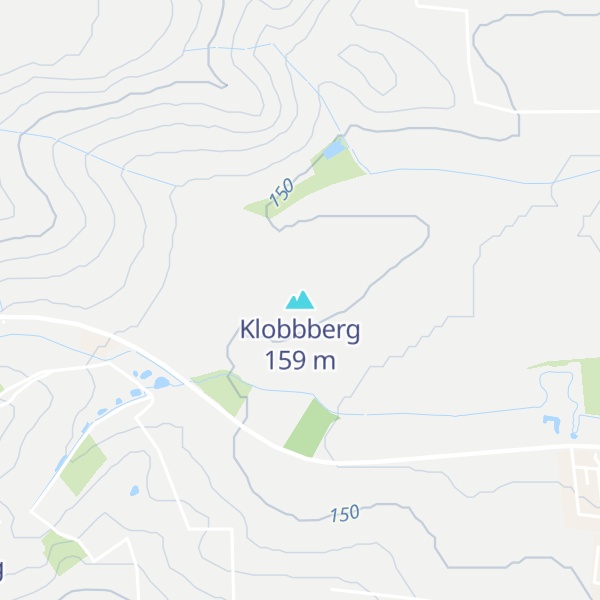 Map of Klobbberg